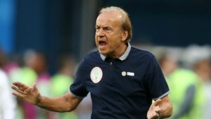 Gernot Rohr Releases Tentative Starting XI For Nigeria Against Guinea