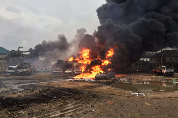 BREAKING NEWS: Many Feared Dead, Properties Destroyed As Explosion Rocks Lagos