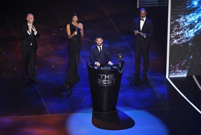 The Best FIFA Football Awards Lionel Messi Beat Van Dijk And Ronaldo To Win FIFA Best Player Award