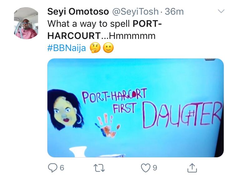 BBNaija: Tacha Trolled On Hard Over Her Inability To Spell Port Harcourt And Daughter