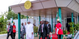 President Buhari Jets Out To South Africa