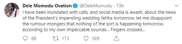 Dele Momodu speaks on President Buhari’s ‘plan’ to marry his Minister, Sadia Umar Farouk