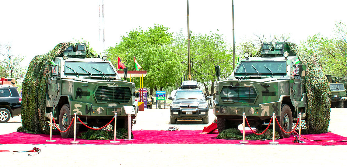 President Buhari Unveils Made In Nigeria Military Vehicles (Photos)