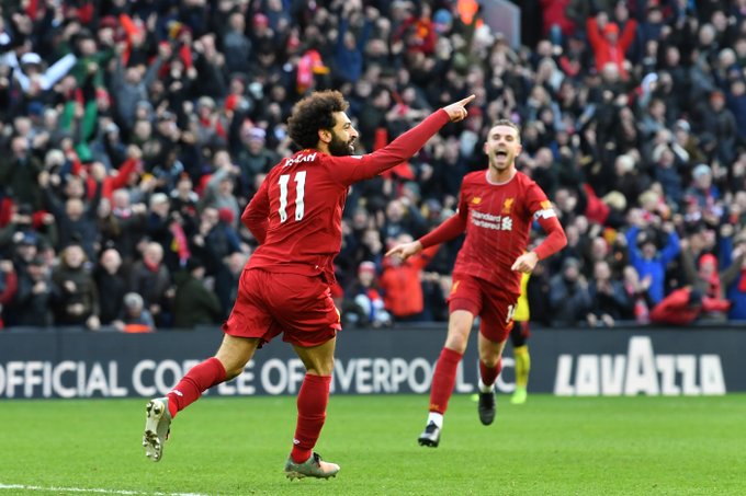 #LIVWAT: Mo Salah Leads Liverpool To Victory Against Watford