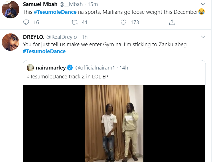 Hilarious Videos As Fans Turn In Submissions Of Naira Marley's #TesumoleDance