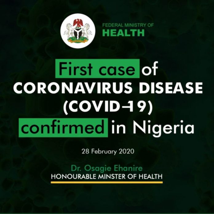 Breaking News: FG Confirms First Case Of Coronavirus In Nigeria