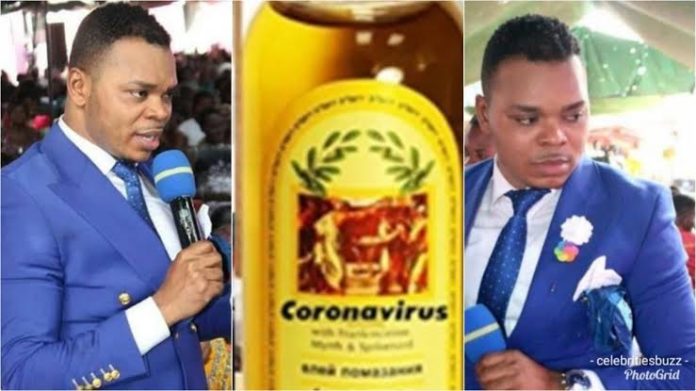 Nigerian Bishop Sells ‘Coronavirus Anointing Oil’ To His Church Members For N13,000