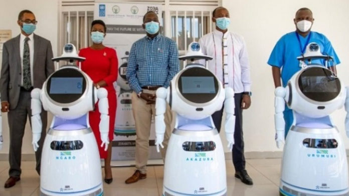 Rwanda takes delivery of robots that can screen ‘150 people per minute’ for Coronavirus (photos)