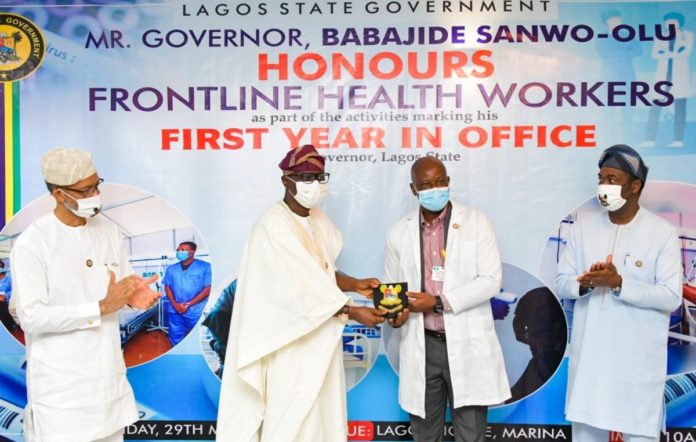 COVID-19: Sanwo-Olu Honours 10 Health Workers For Their Dedication