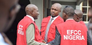 Drama As Lawyers Testifying In Magu’s Probe Are Whisked Away From Presidential Villa, Detained In EFCC Custody