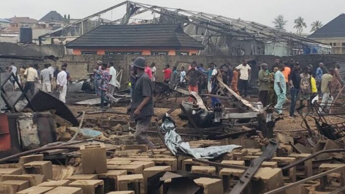 Casualty Reports From Massive Gas Explosion In Iju-Ishaga, Lagos State