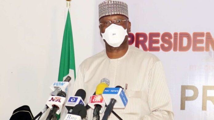 Boss Mustapha at 64: Buhari Salutes Secretary To Federation's Government