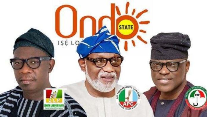 ONDO: Akeredolu, Jegede, Ajayi Seek Last-Minute Game Changer