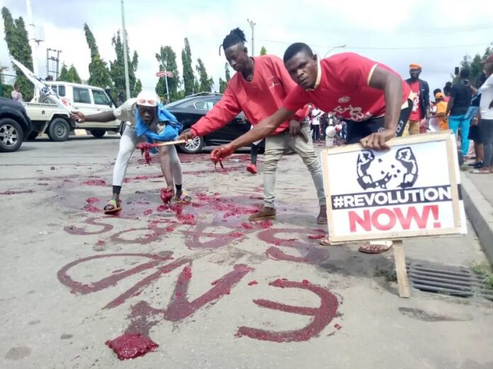 #EndSARS Protest In Abuja Turns Violent As Police Shoot At Youths