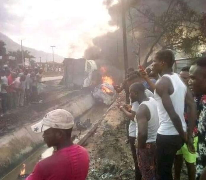 BREAKING NEWS: Many Feared Dead As Tanker Explodes In Osun