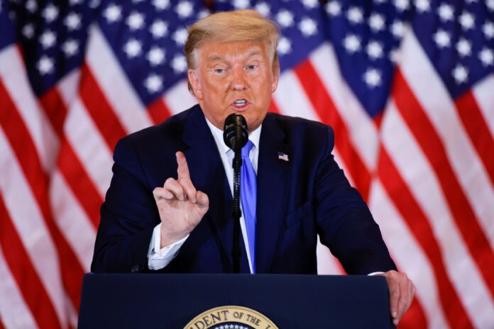 2020 U.S. presidential election in Washington D.C. Donald Trump Speaks On Conceding Defeat As He Admits Joe Biden Won The US Election