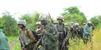 Nigerian Army Shuns Terrorists, Deploy Troops, Aircraft In Search Of Nnamdi Kanu's Eastern Security Network Camp