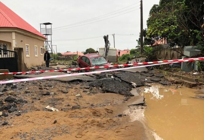 JUST IN: Three Bodies Found As Flood Ravages Abuja Estate