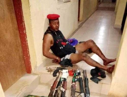 Police Arrests 'IPOB’s ESN Commander' In Anambra, Recovers Six Rifles