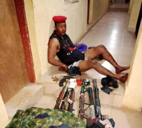 Police Arrests 'IPOB’s ESN Commander' In Anambra, Recovers Six Rifles